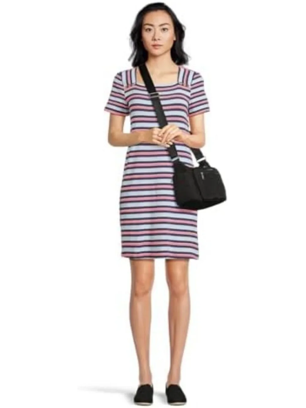 Stylish Hobo Crossbody Bag with Multiple Pockets and Adjustable Strap